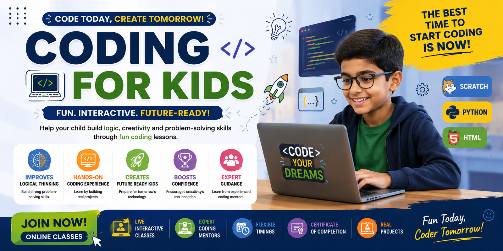 Home coding for kids