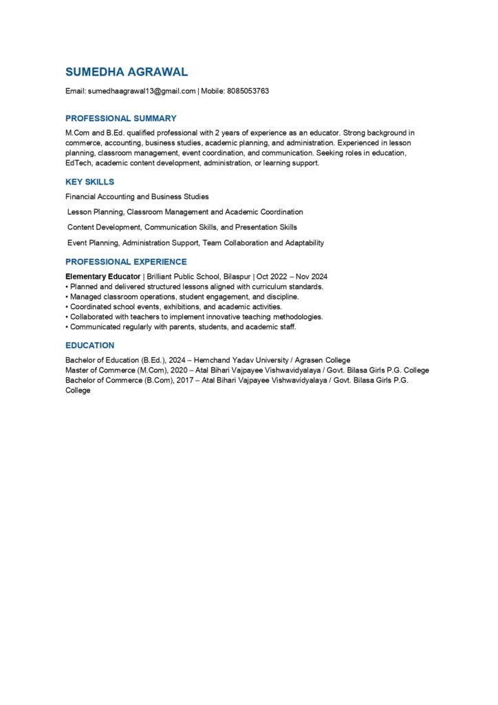 sumedha agrawal cv page 0001